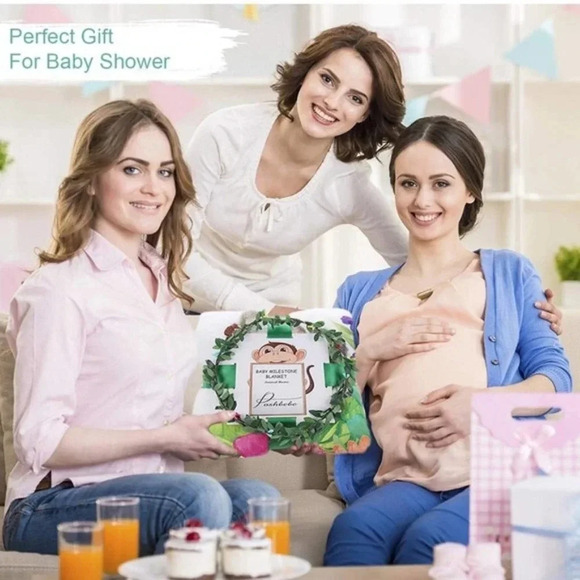 NEW! Baby Milestone Blanket, Wreath and Stickers! - Picture 3 of 6